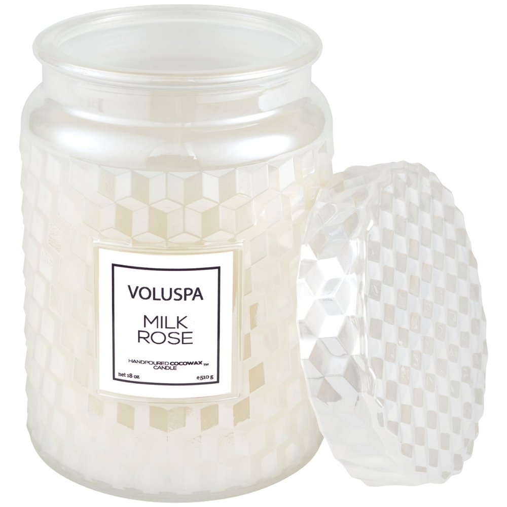Anthropologie VOLUSPA Milk Rose Coco Wax Candle, 18 oz.